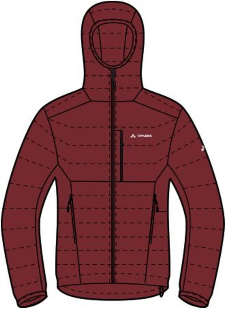 Куртка VAUDE Мужская утепленная куртка с капюшоном Batura кармин