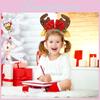 Fun Christmas Tree And Reindeer Antler Headbands For Joyful Holiday Gatherings