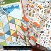 DIY Miniature Scene Book 9: Fun 3D Cartoon Landscapes & Houses Stickers for Girls