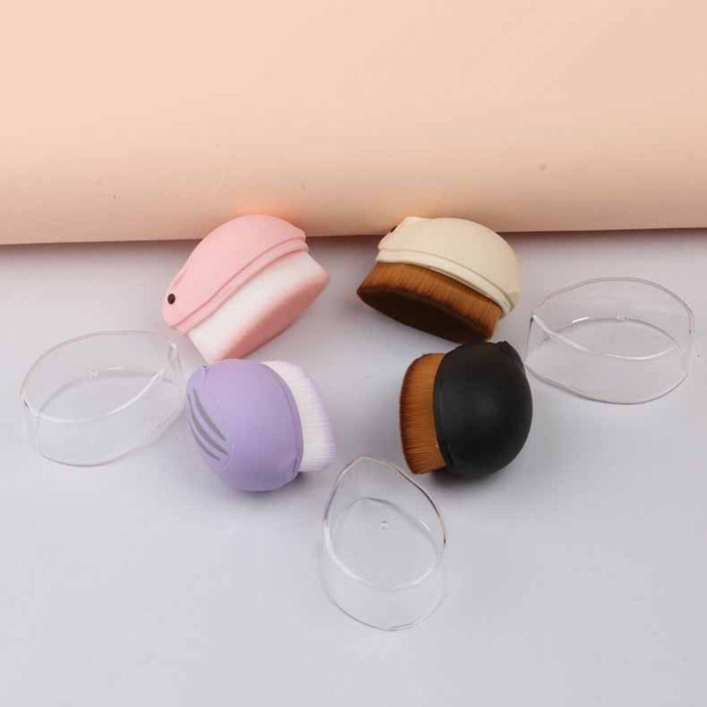 Plush Foundation Brush Cosmetics Wash Face Brush Mini Powder Blusher Brush  Travel