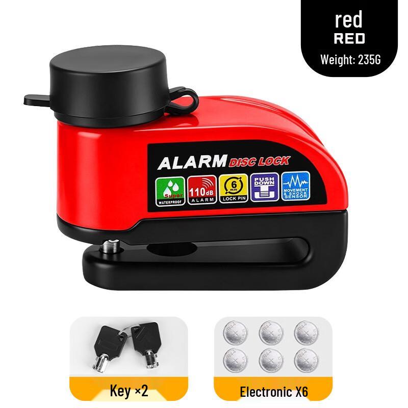 Waterproof Disc Brake Alarm Lock