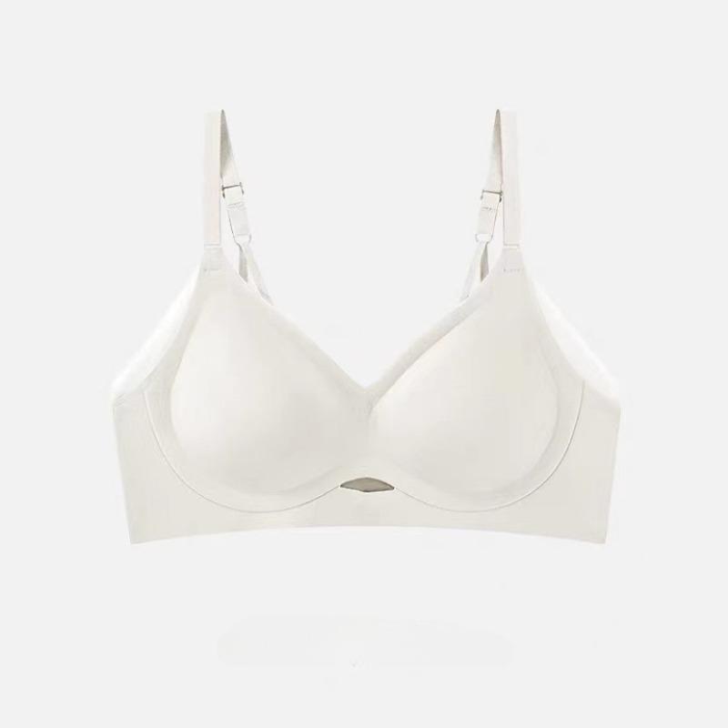 Lingerie Women's Gathered Non-marking Non-steel Ring To Collect Side Breasts Anti-sagging Bra