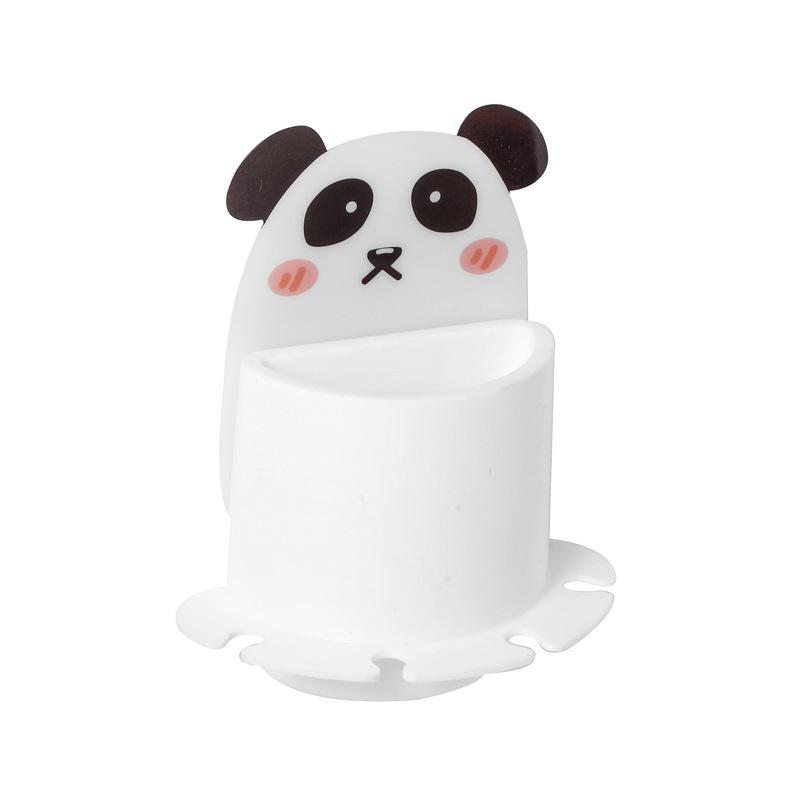 

Настенный мультяшный держатель для зубных щеток - Без сверления, Многофункциональное хранение для детской ванной