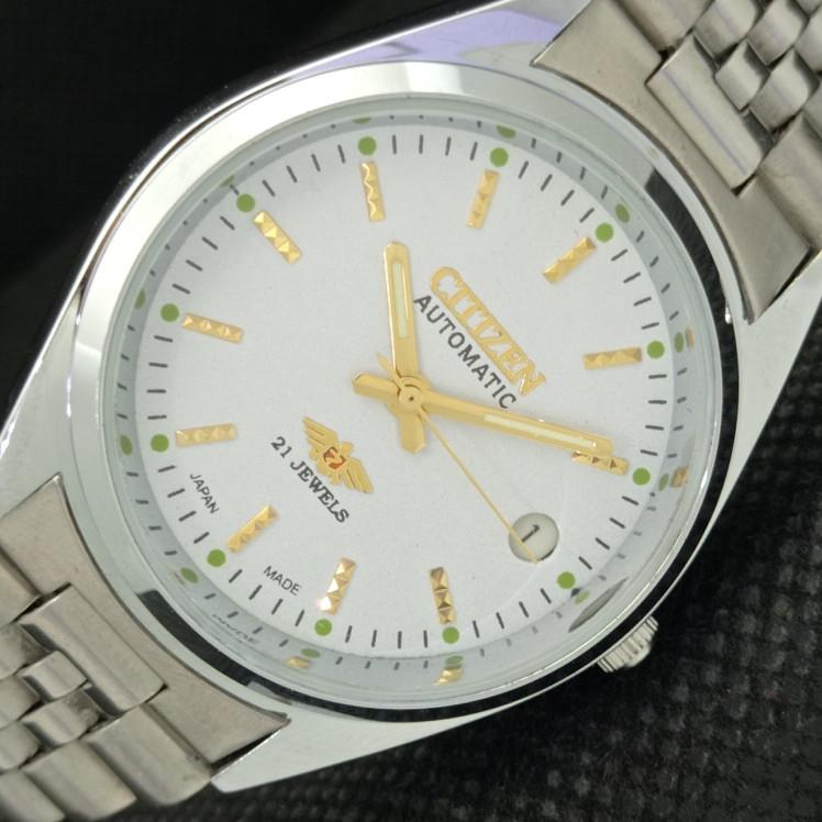 

ВОССТАНОВЛЕННЫЕ ВИНТАЖНЫЕ ЧАСЫ CITIZEN AUTO 8200 ЯПОНИЯ МУЖСКИЕ БЕЛЫЕ С ДАтой 608f-a316165-2 SKU608f-a316165