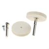   2in Compressed Wool Fabric Disc Polishing Pads for Polishing Round Rotating Tool