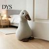 Decorative Door Wedge Fabric Duck Stopper, Non-slip Weighted Interior Holder Stop, Anti-collision Home Office Floor Stopper Bathroom Stop