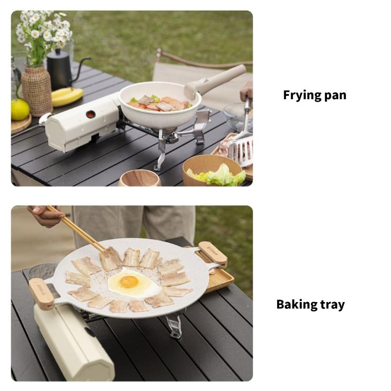 WindProofed Camp Gas Stove Outdoor Tourist Stove Strong Fire Heaters Tourism Cooker Emergencies Cooking Equipment