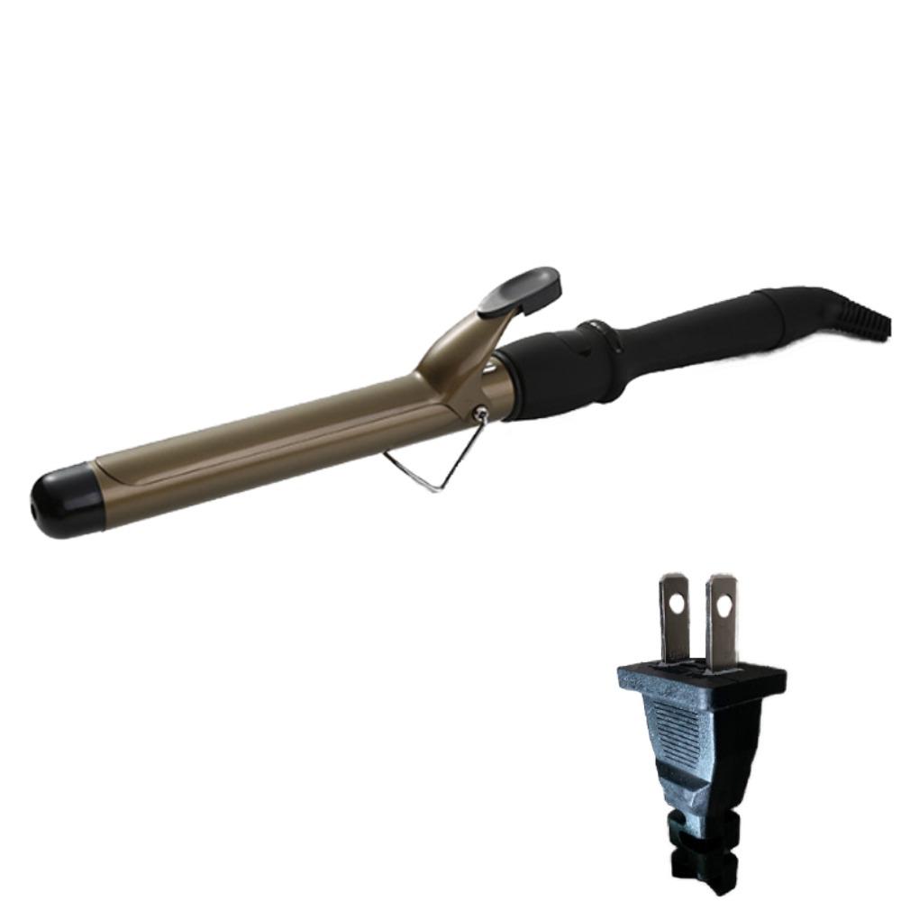 28mm Barrel Electric Curling Iron Plastic Casing Anti Scalding Curling Wand 360 Degree Rotation Top Insulation