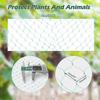 4x10m Green Garden Netting, Bird Netting Pond Plant Netting for Protecting Fruit Tree Vegetable Patch Flowers Crops