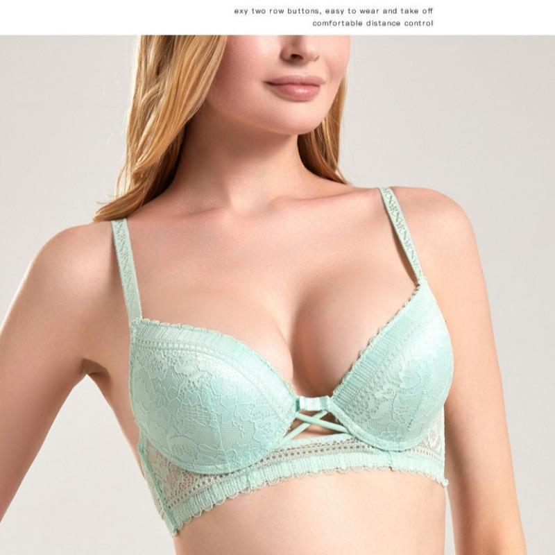 Plus Size Bra Set Sexy Lace Underwire Push-Up Women's Underwear Plus Size Bra