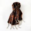 Fashion wear leopard print scarf mohair scarf autumn and winter warm soft waxy twist fringed large shawl