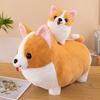 Adorable Corgi Dog Plush Toy Cute Car Accessory Hug Pillow Gift For Kids And Friends