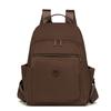 Schoolbag1011 New Women's Backpack, Nylon Cloth, Korean Style, Fashionable, Minimalist, Large Capacity, Multifunctional Casual Travel Backpack