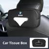 Car Sticker 2025 Hot Car Seatback Tissue Box Armrest Paper Napkin Storage Bag Accessories For BMW E90 E60 E46 E39 F30 F10 E87 X3