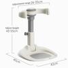 Baby standing bath device Infant child wash butt auxiliary stand foldable children's non-slip bath basin table