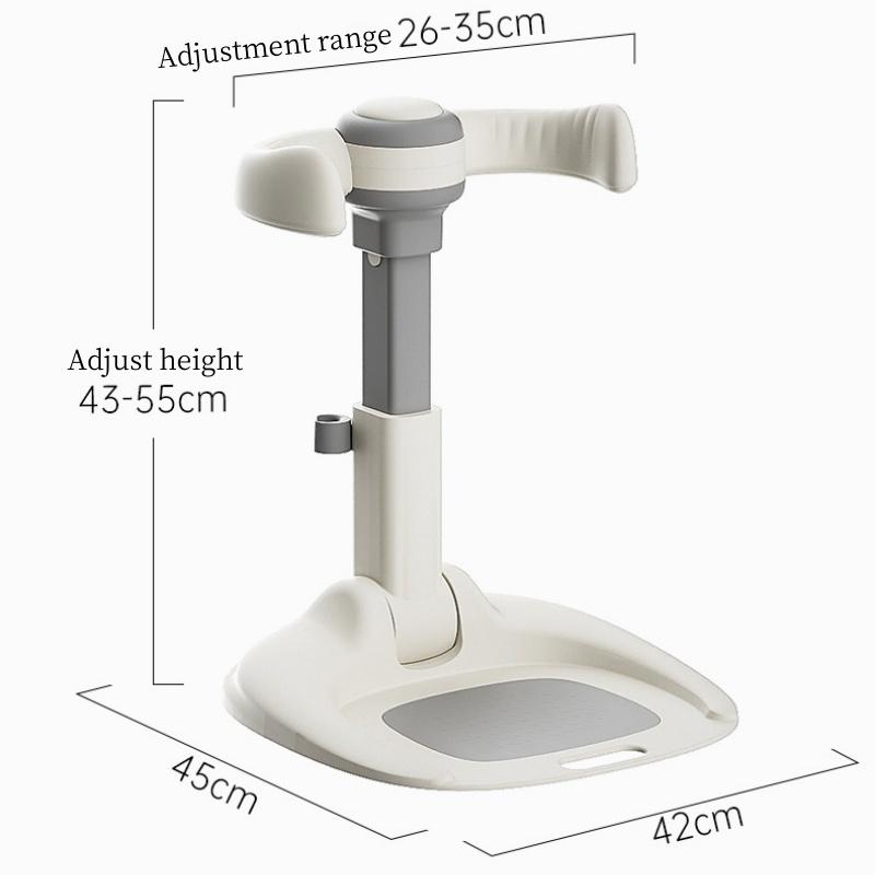 Baby standing bath device Infant child wash butt auxiliary stand foldable children's non-slip bath basin table