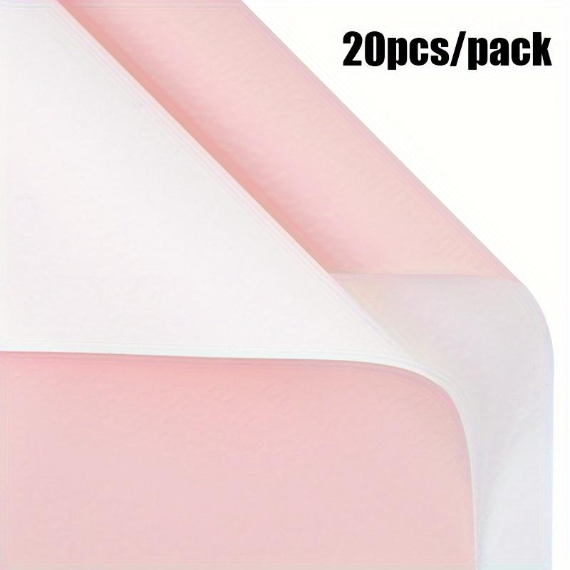 

5 упаковок по 20 листов в упаковке Двусторонняя цветная контрастная упаковочная бумага для цветов Водонепроницаемый упаковочный материал для цветочных композиций Бумага для обертывания 5packs