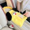 Creative Puppy Car Tissue Box Cartoon Seat Back Tissue Hanging Bag Hanging Armrest Box Hotel