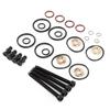 4 Juegos Kit de Reparación de Sello de Inyector de Combustible Conjunto de Sellado Abrazadera Tornillo 1417010997 Apto para A2 A3 A4 A6