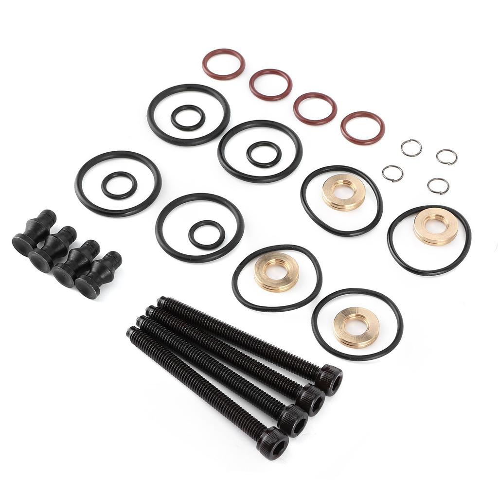 4 Juegos Kit de Reparación de Sello de Inyector de Combustible Conjunto de Sellado Abrazadera Tornillo 1417010997 Apto para A2 A3 A4 A6