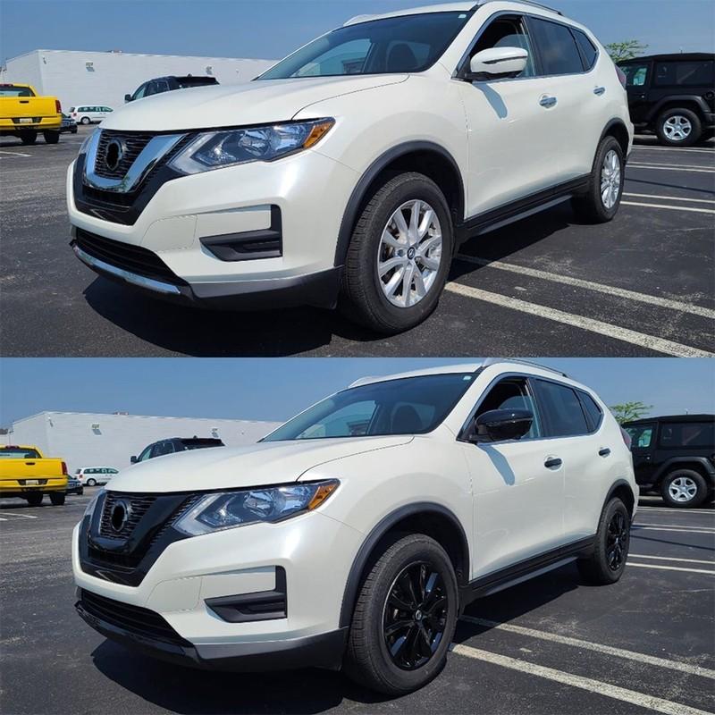 For Nissan Qashqai Rogue Murano Pathfinder 2015- Car Replacement Rearview Side Mirror Cover Wing Cap Door Shell Trim ABS