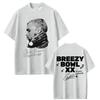 Rapper Chris Brown Hip Hop Fashion Pop Music Fans Tshirt Breezy Bowl XX Tour 2025 Tshirts Unisex Women Casual Cotton Retro Tshirt