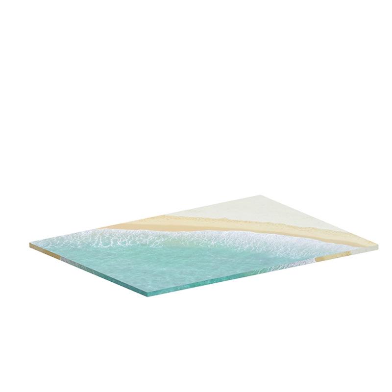 Poppy DIY 26cm Large Rectangular Epoxy Crystal Desk Display Stand Silicone Mold