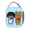 K-Kakao F-Friends Hello! Ryan Insulated Lunch Bag Leakproof  Meal Container Cooler Bag Tote Lunch Box Picnic Food Handbags