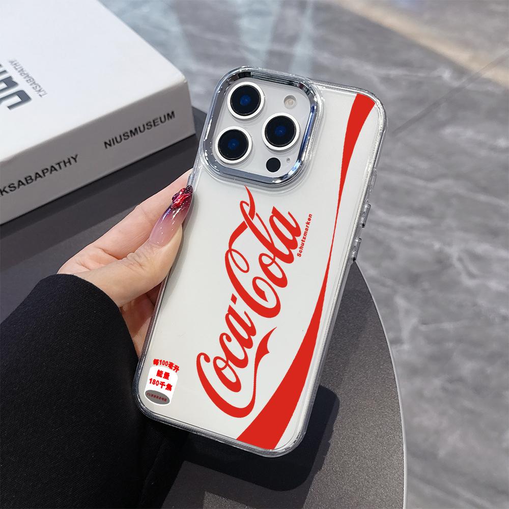 Hot beverage c-cola c-coca Phone Case for Samsung Galaxy S25 S24 S23 S22 S21 S20 FE Ultra Edge Plus 4G 5G Transparent Soft Cover
