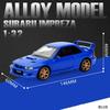 1/32 Subaru Impreza WRX STI Alloy Sports Car Model Diecasts Metal Racing Vehicles Car Model Simulation Sound Light Kids Toy Gift