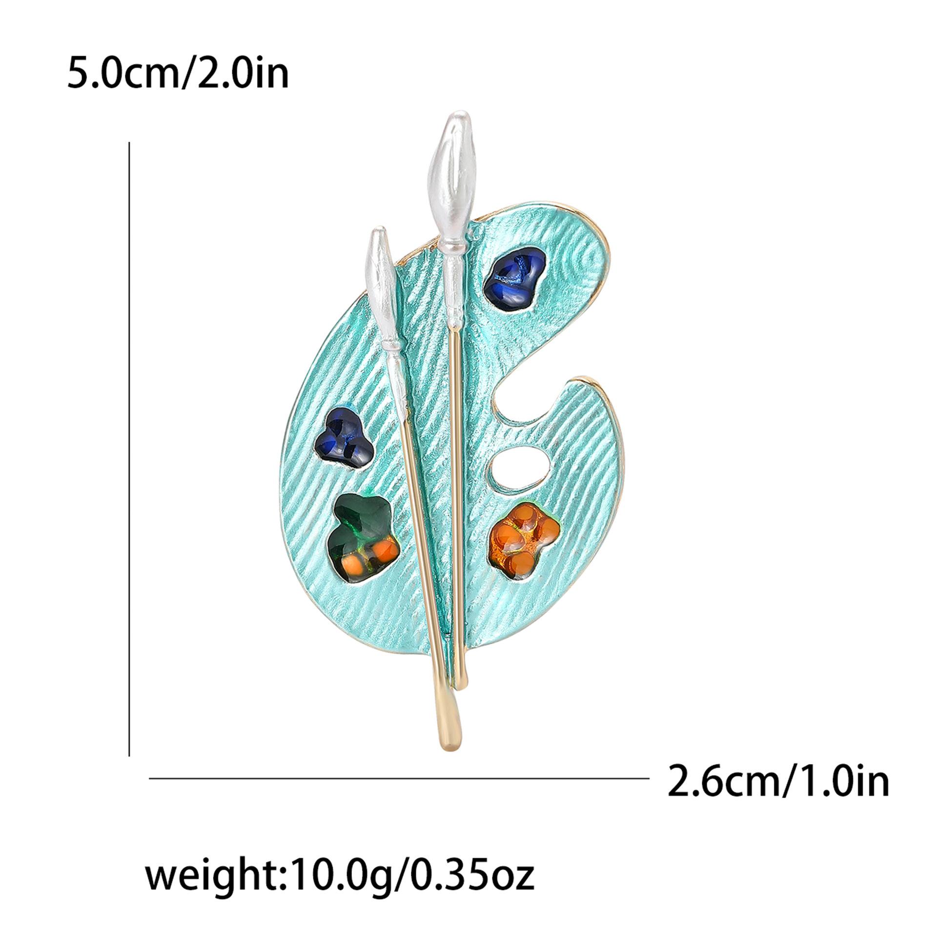 

Творческий сплав эмаль кисть доска для рисования брошь мода простой мужской и женский костюм пальто корсаж ювелирные изделия булавка