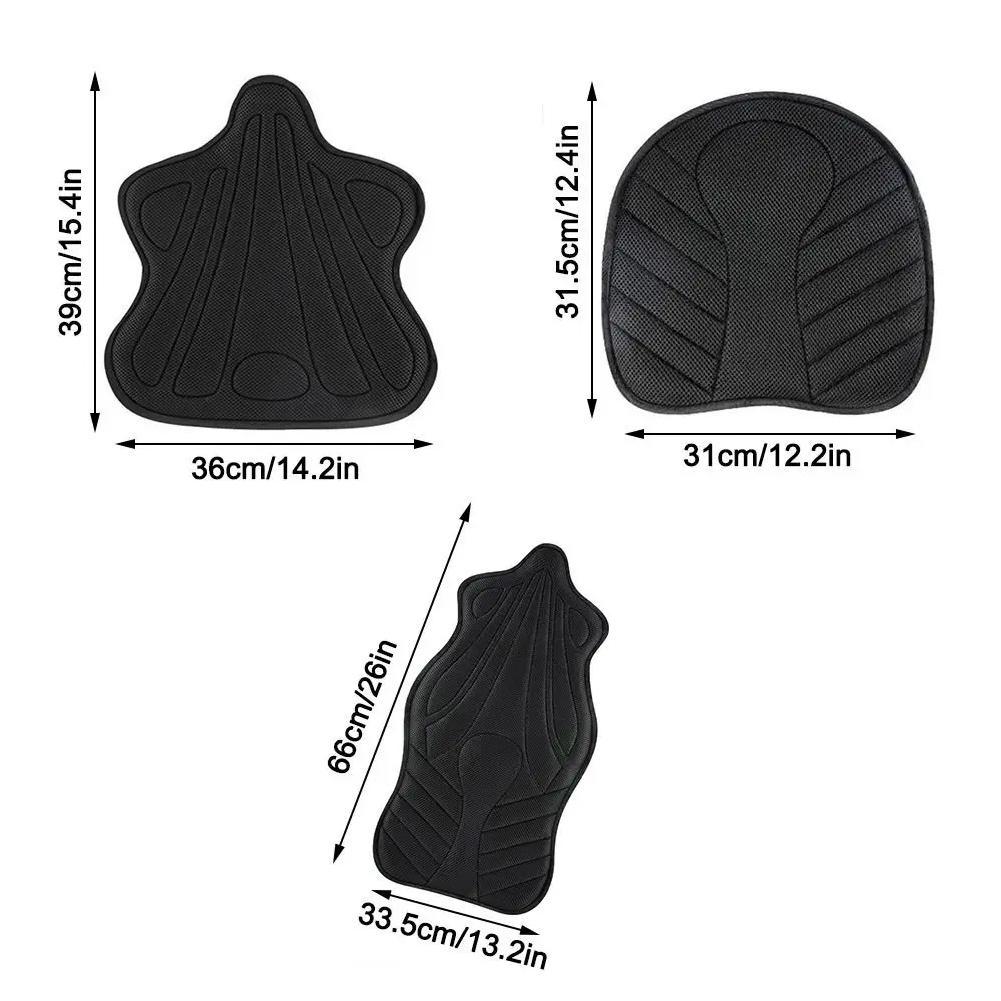 Soft Cooling Motorcycle Seat Pad Motorcycle Air Seat Pad Lumbar Support Relief Chair Pad For Sitting Travel Bikes Family