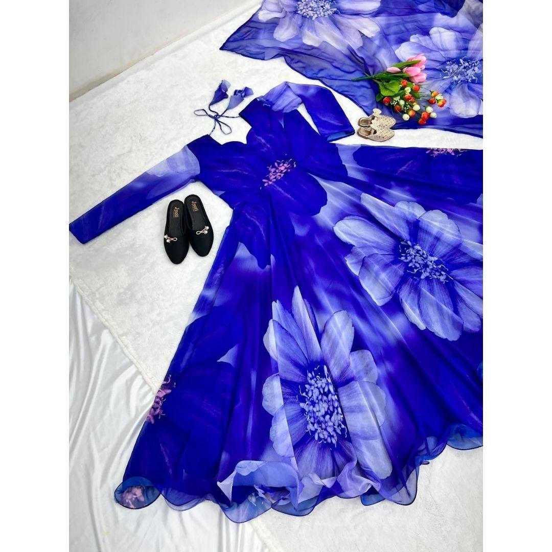 

Разработано платье высочайшего качества с тесно связанными дупаттами.