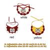 Embroidery Cat Knitted Drool Towel Cartoon New Year Cat Scarf Dog Drool Bib  Horse Year