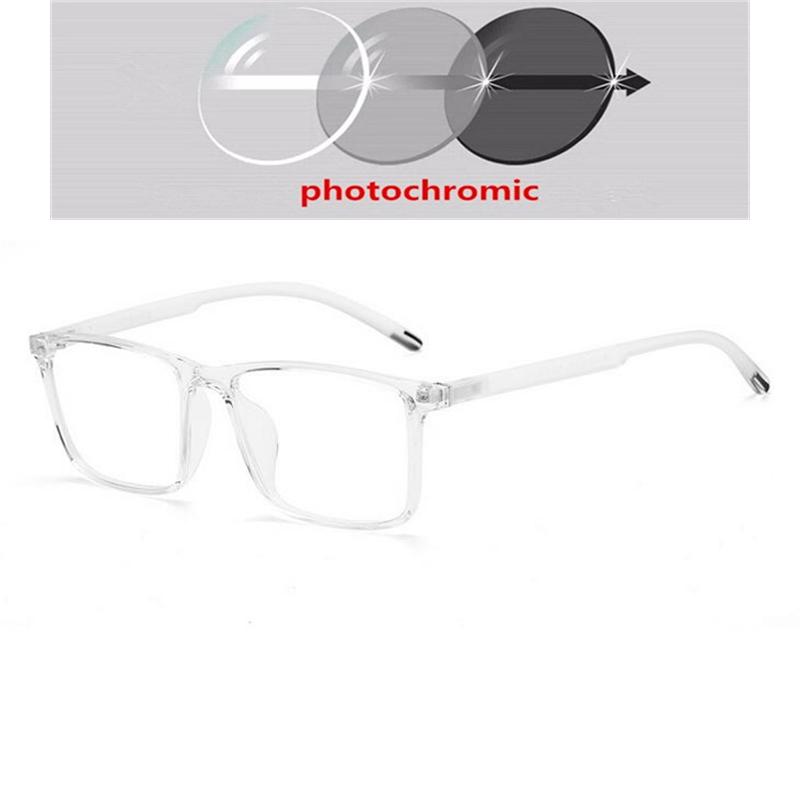 0 -0.5 -0.75 -1.0 To -6.0 Minus Degree  Square Prescription Eyeglasses Women Men Ultralight Business Computer Optical Glasse