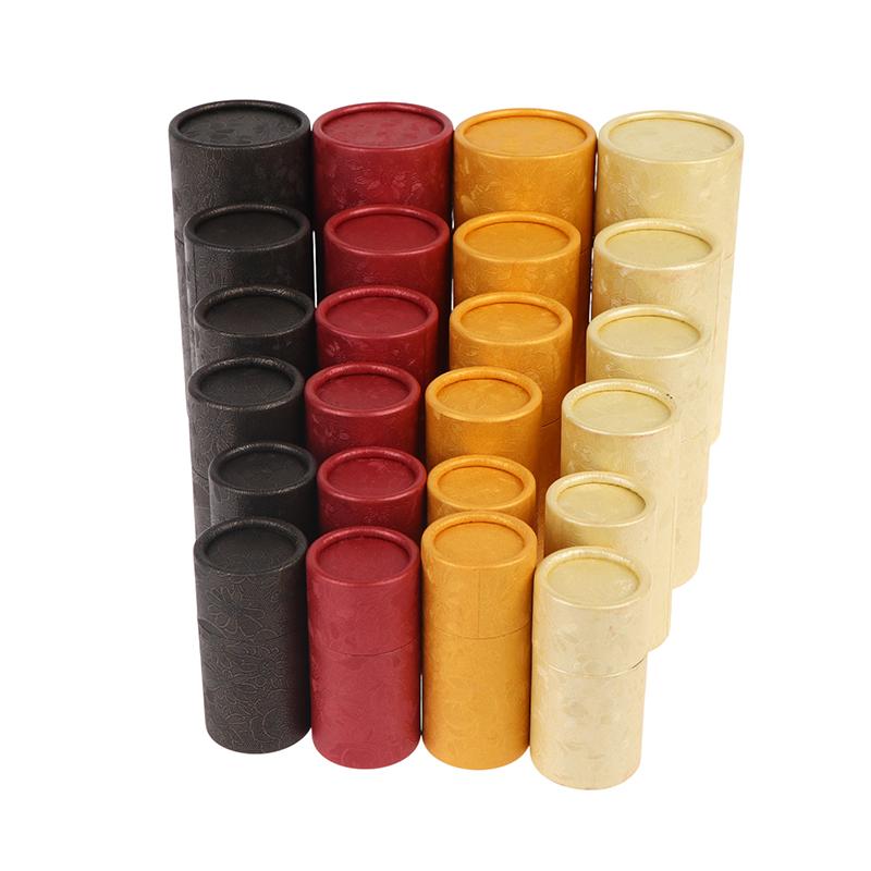 Paper Jar Tube Packaging 1Pcs Essential Oil Bottle Cosmetic Tubes Small Eco Friendly Containers for Perfume Storage Travel