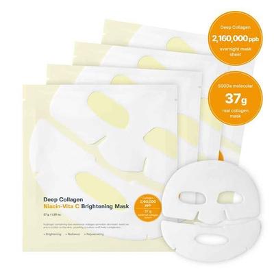Ingredient Editor Deep Collagen Niacin Vita C Brightening Mask 4 Pieces