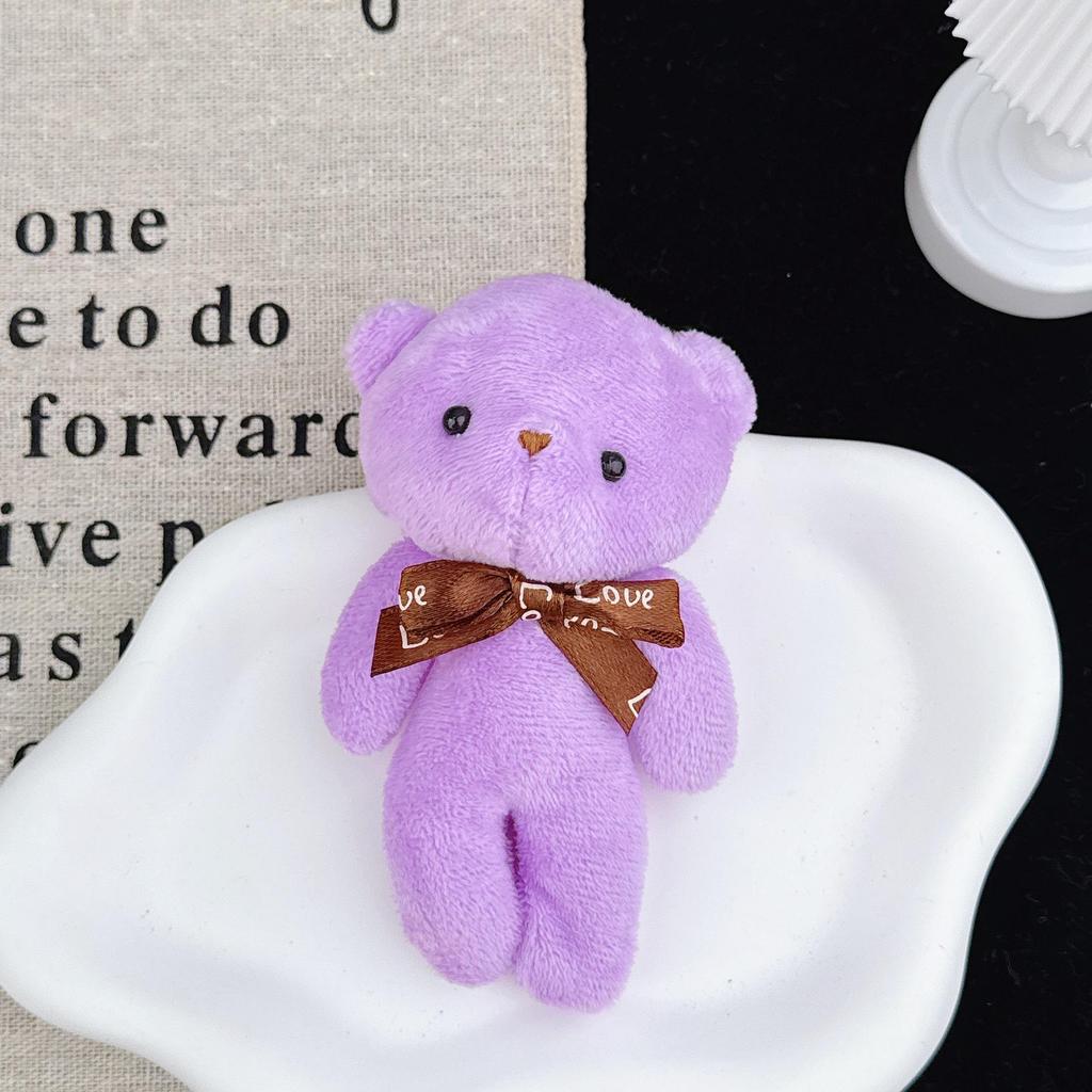 Portachiavi Ciondolo Tuta Peluche Orsacchiotto - Piccolo Giocattolo Regalo