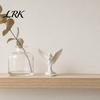 Matte White Angel Figurine 3D Printed Elegant with Large Wings, Decorative Statue, Statue Art Crafts Decoration for Home Shelf Office Wedding