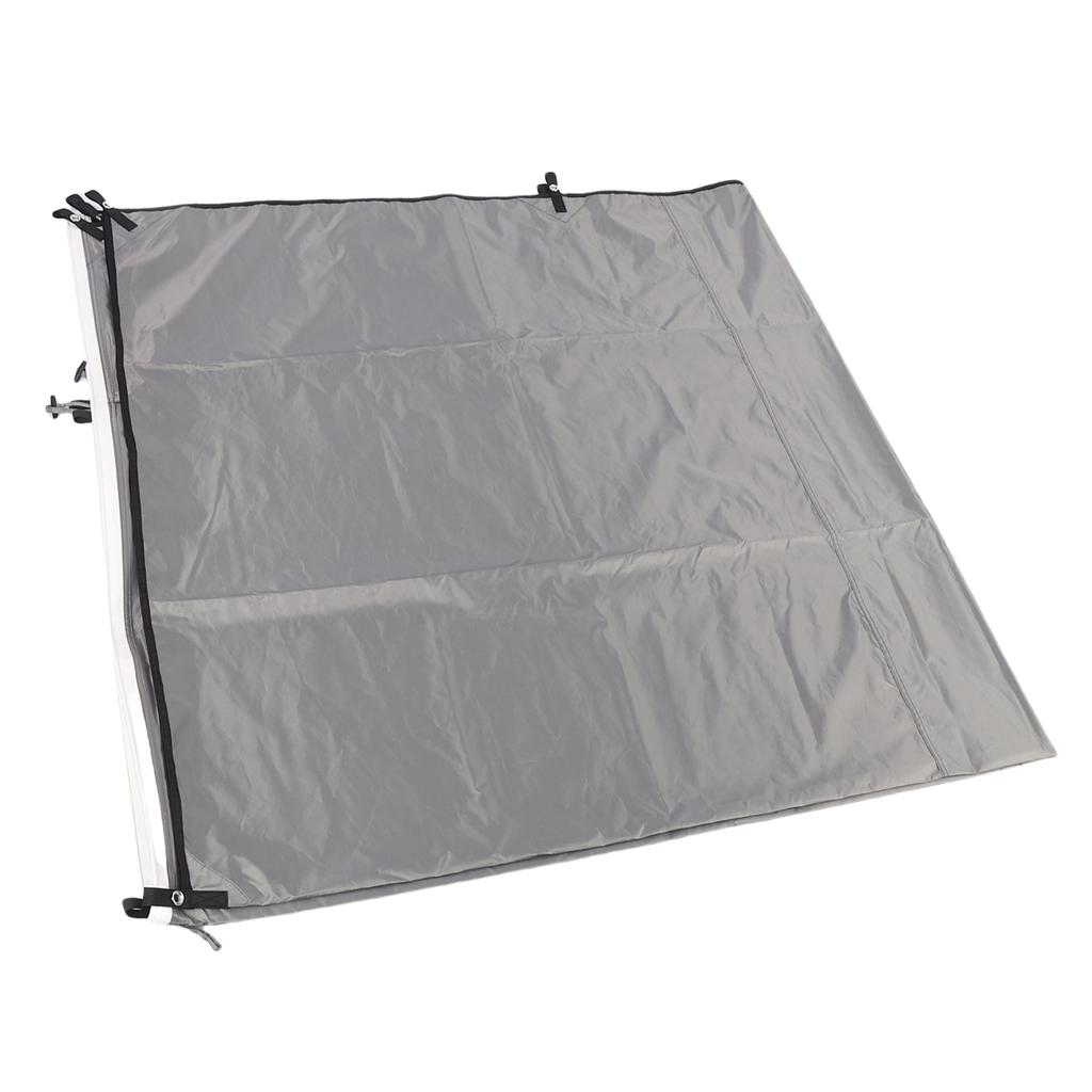 Auto Markise Wasserdichtigkeit UV50+ Schutz Mehrzweck Tragbares Markisendach für SUV Camping LKW Grau