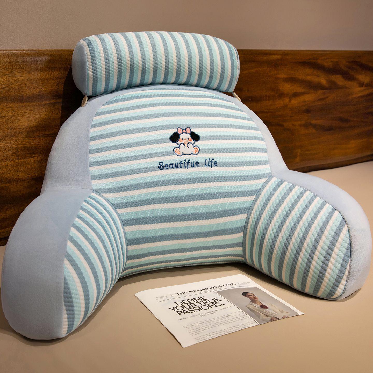 

Мультяшные ледяные подушки для шеи Съемные Моющиеся Мягкие Удобные Дышащие Подушки для сна Влагопоглощение Потоотделение Милая Подушка-валик 65x45cm