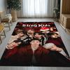 HD Stray Kids Kpop Star Living Room Non-Slip Area Rug Soft Carpet for Bedroom Kids Playroom Sofa,Home Decor Doormat Gift