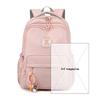 High school junior high school female students wind schoolbag nylon light load reduction large capacity travel backpack new