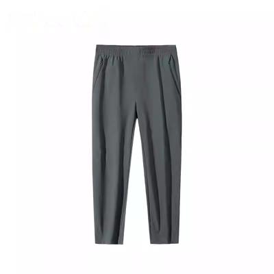Champion All-Weather Series Solid Color Mid-Rise Comfortable Breathable Versatile Fleece Thick Warm Sports Long Pants Men Bottoms 152510305-2