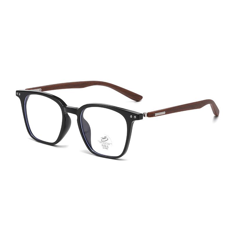Square And Round Frame Glasses - Men's And Women's Identical Stylish Anti-blue Light Glasses3022