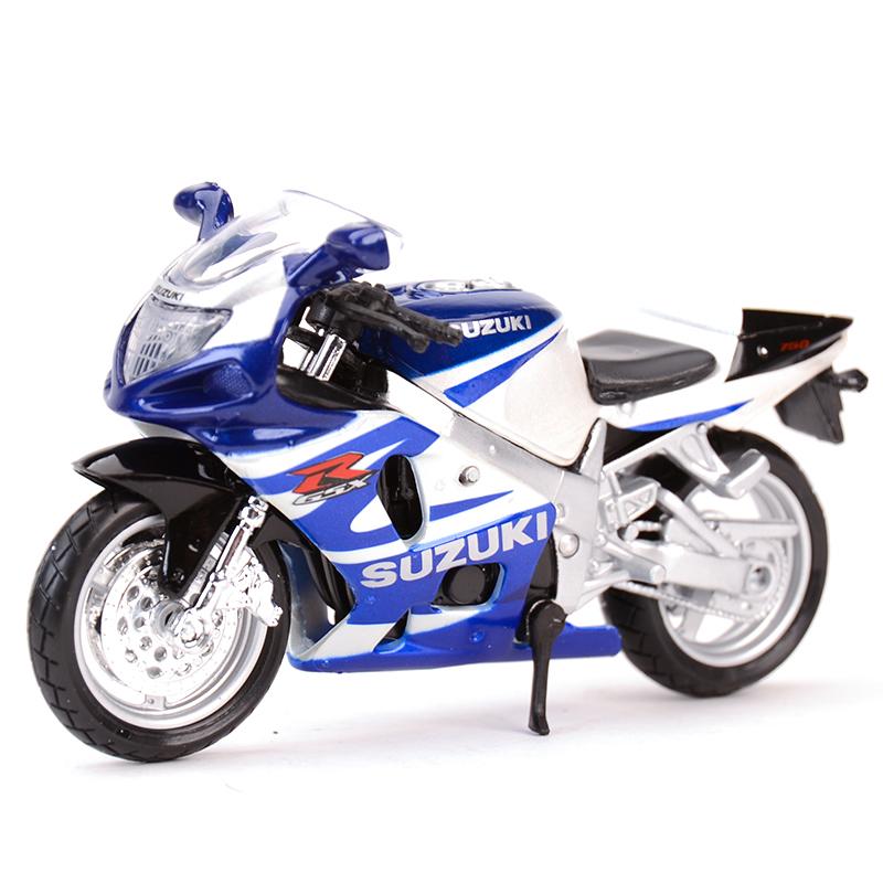 

Майсто 1:18 Suzuki GSX-R750 R600 R1000 1300R RM-Z250 SV650S Статические литые автомобили Коллекционная модель мотоцикла для хобби