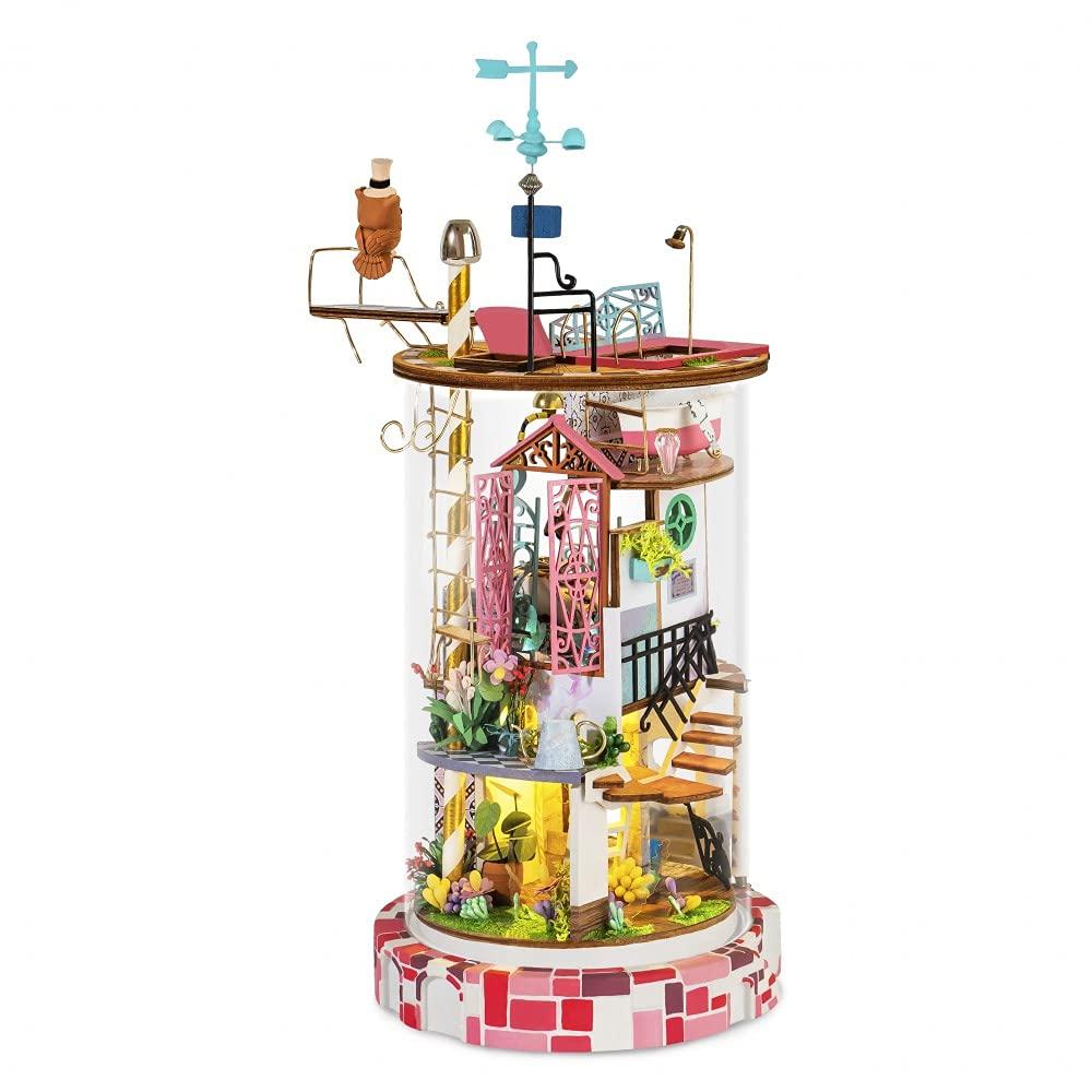 Tsukurundesu® DIY Miniature House Dollhouse DS Series (Traveler) with Japanese Instructions