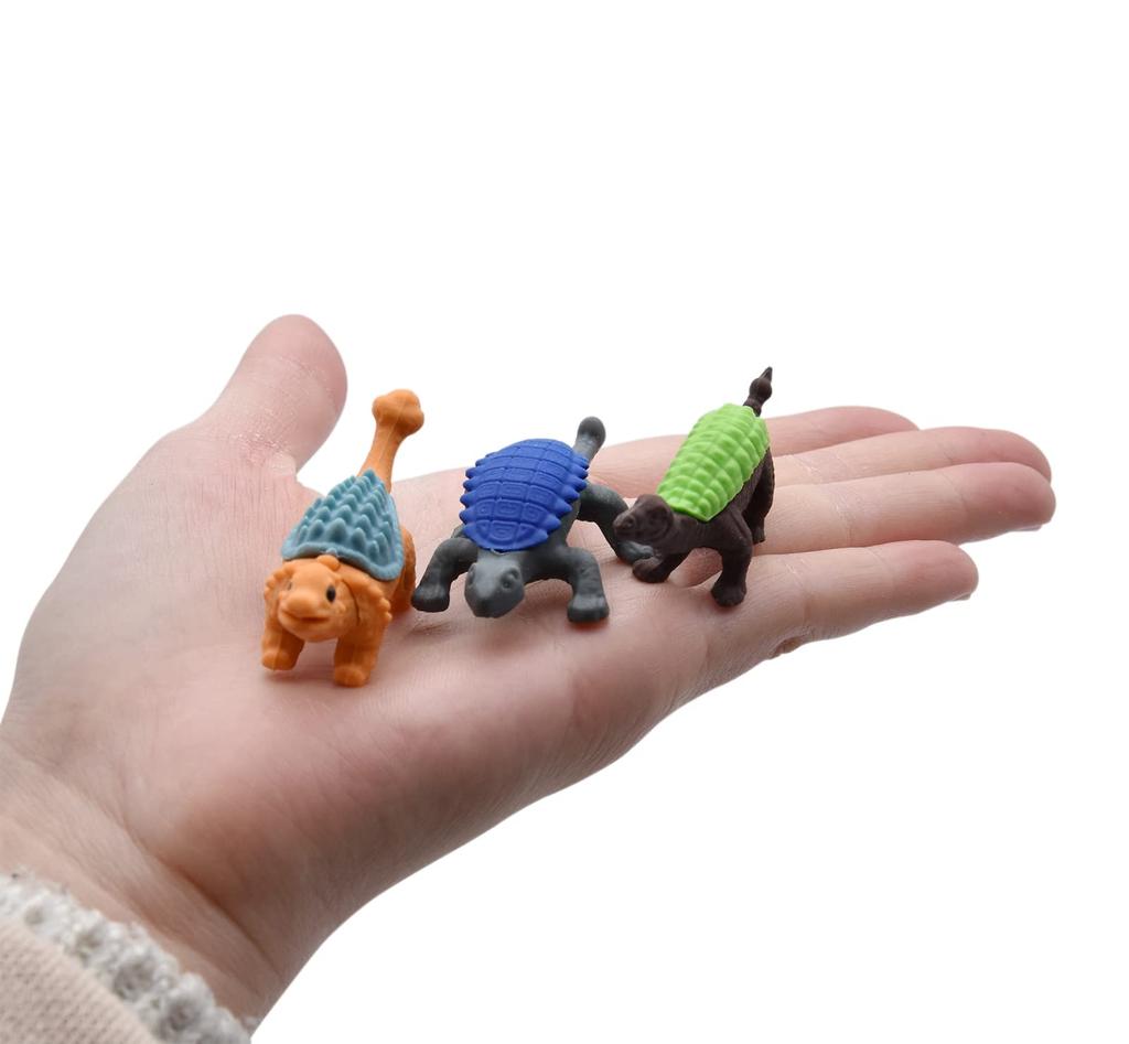 Ranvi 22 PCS 3D Mini Puzzle Dinosaur Erasers Cute and Fun Erasers for School Holiday Gifts for Friends - Students, Supplies,