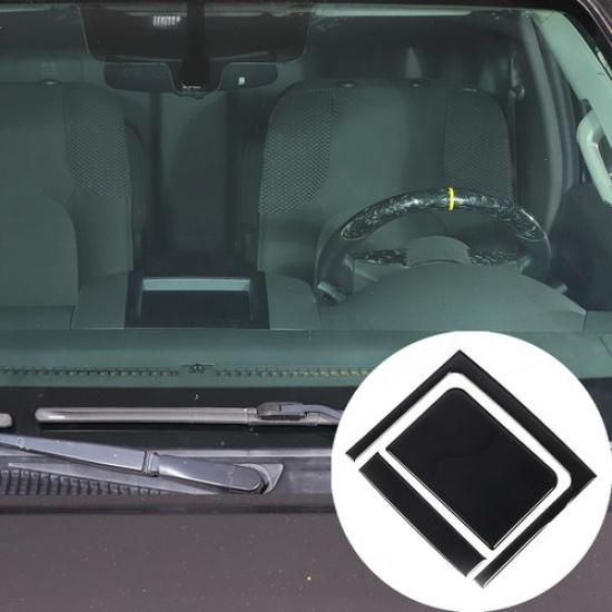Glossy Piano Black Center Storage Slot Trim Sticker For Nissan Frontier 2005-21