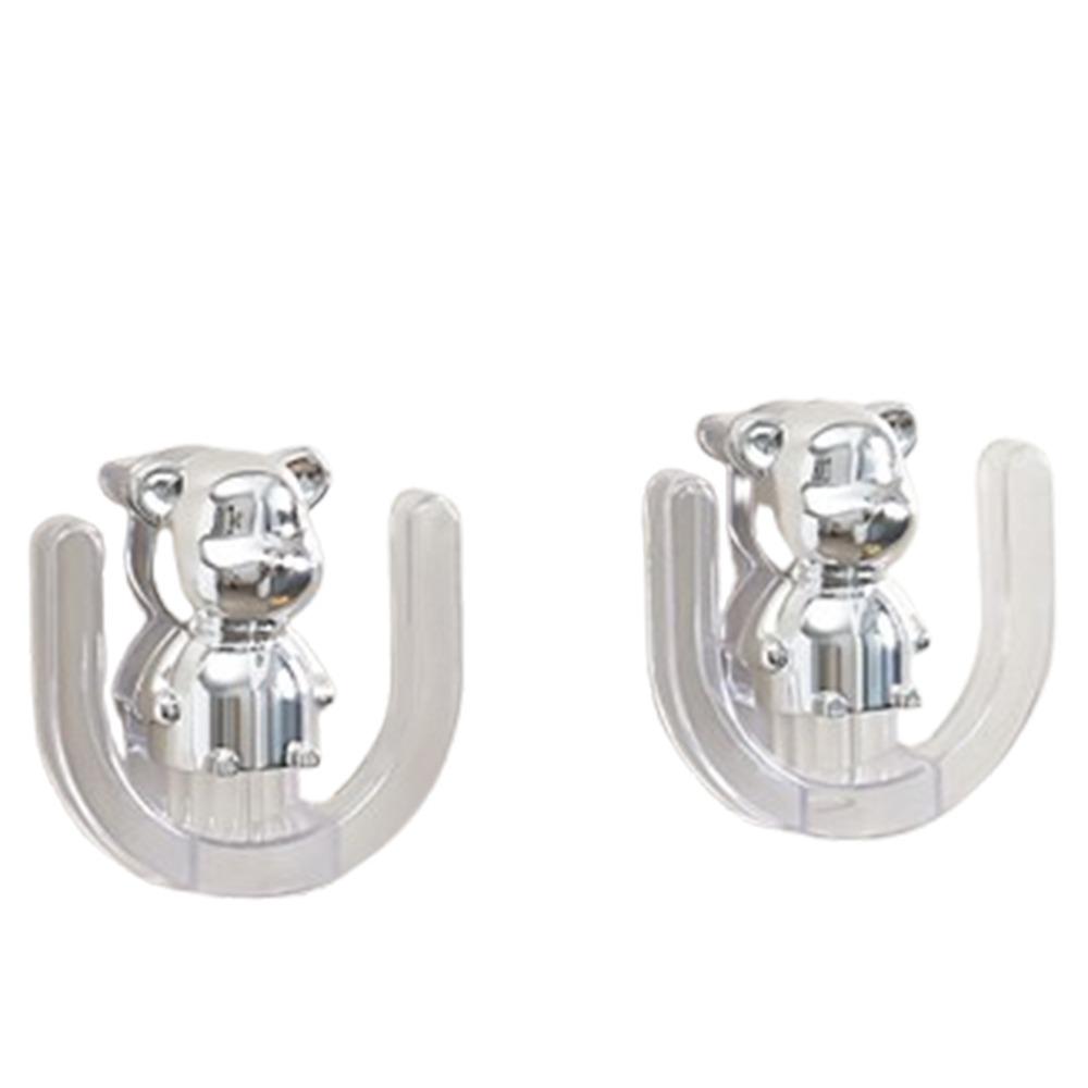 

Wall Mounted Plastic Towel Hook Non Perforated Wall Storage Rack Slipper Holder Hook Household прозрачный